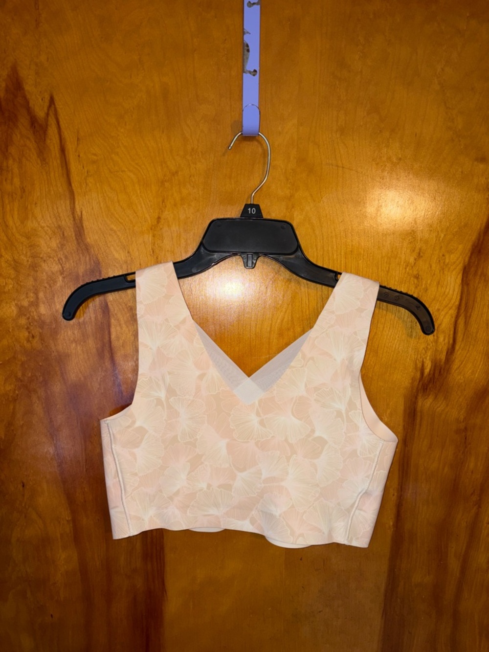 Evelyn & Bobbie Women’s The Defy Mesh Bra Wireless Seamless Gingko Sand Size L - Picture 9 of 9